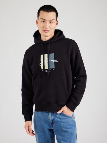 Felpa 'FREDERIKSBERG' di JACK & JONES in nero: frontale