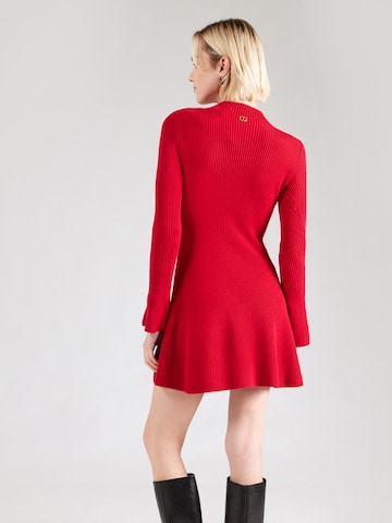 Twinset Плетена рокля в червено