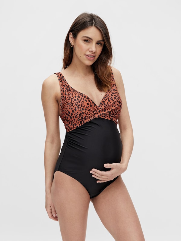 MAMALICIOUS Bralette Swimsuit 'New Mynthe' in Black