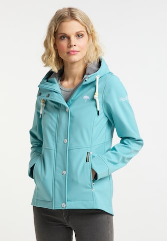 Veste fonctionnelle Schmuddelwedda en bleu : devant