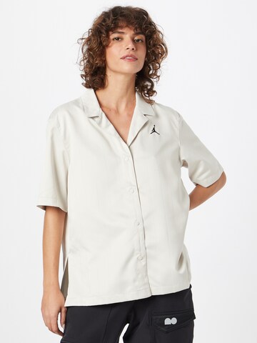 Camicia da donna di Jordan in bianco: frontale