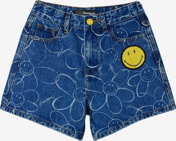 Desigual Regular Jeans in Blauw: voorkant