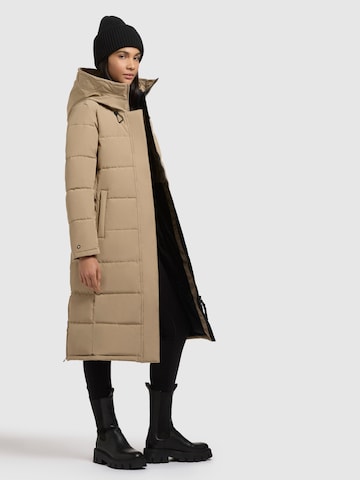 khujo Pitkä talvitakki 'Devion' värissä beige