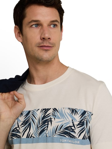 T-Shirt TOM TAILOR en blanc