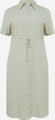 ONLY Carmakoma Shirt dress 'NEW CORIS' in Green: front