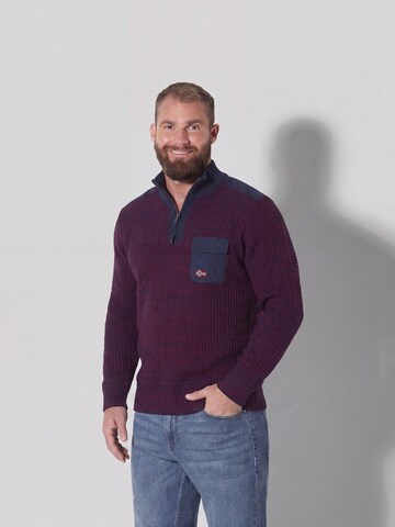 Jan Vanderstorm Pullover ' Bjornberg ' in Rot