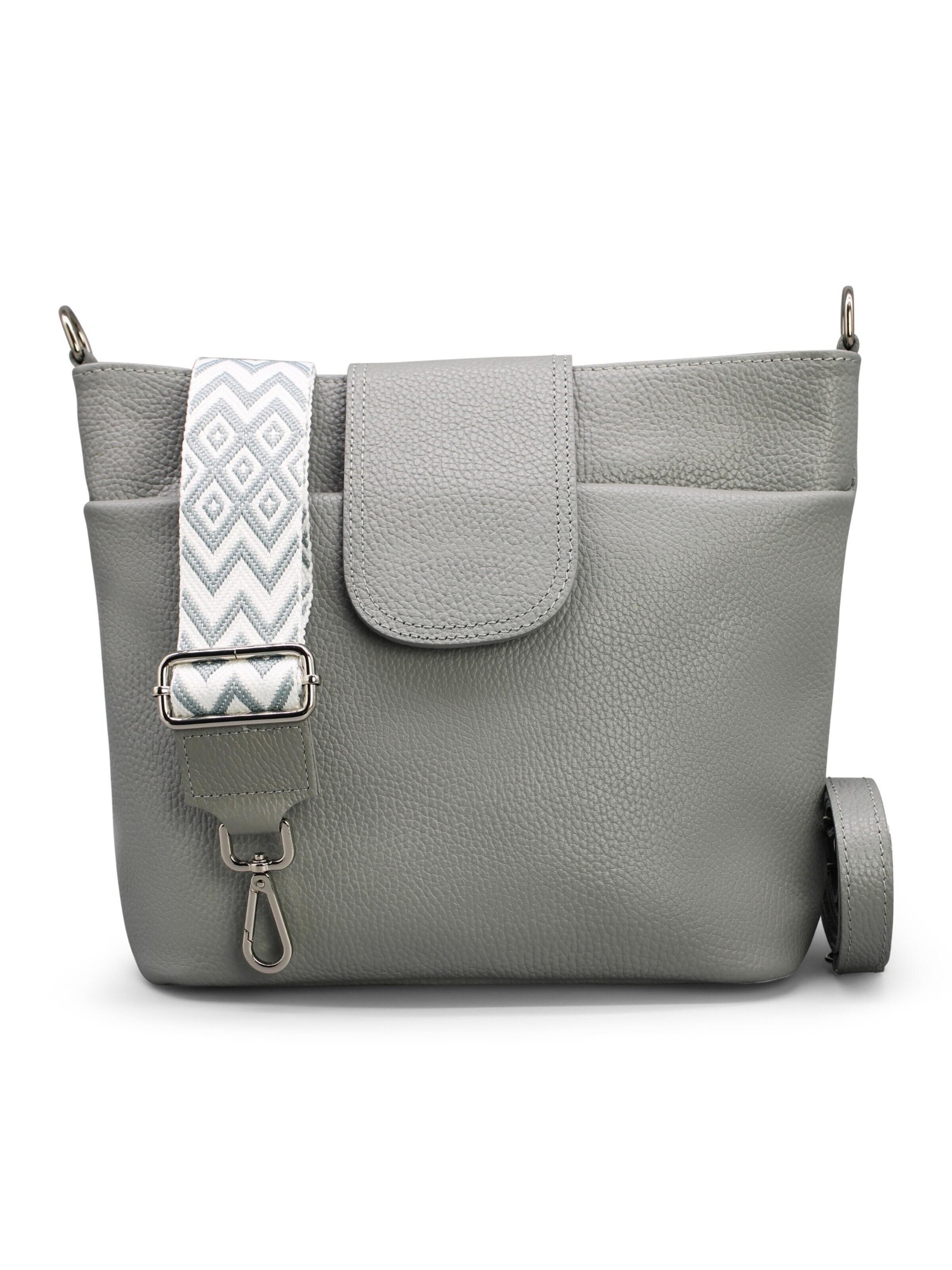 Adel Bags Shoulder Bag 'Sara' in Grey: front