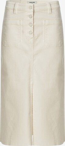 Salsa Jeans Skirt in White: front