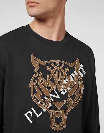 Plein Sport Sweatshirt 'Tiger' in Black