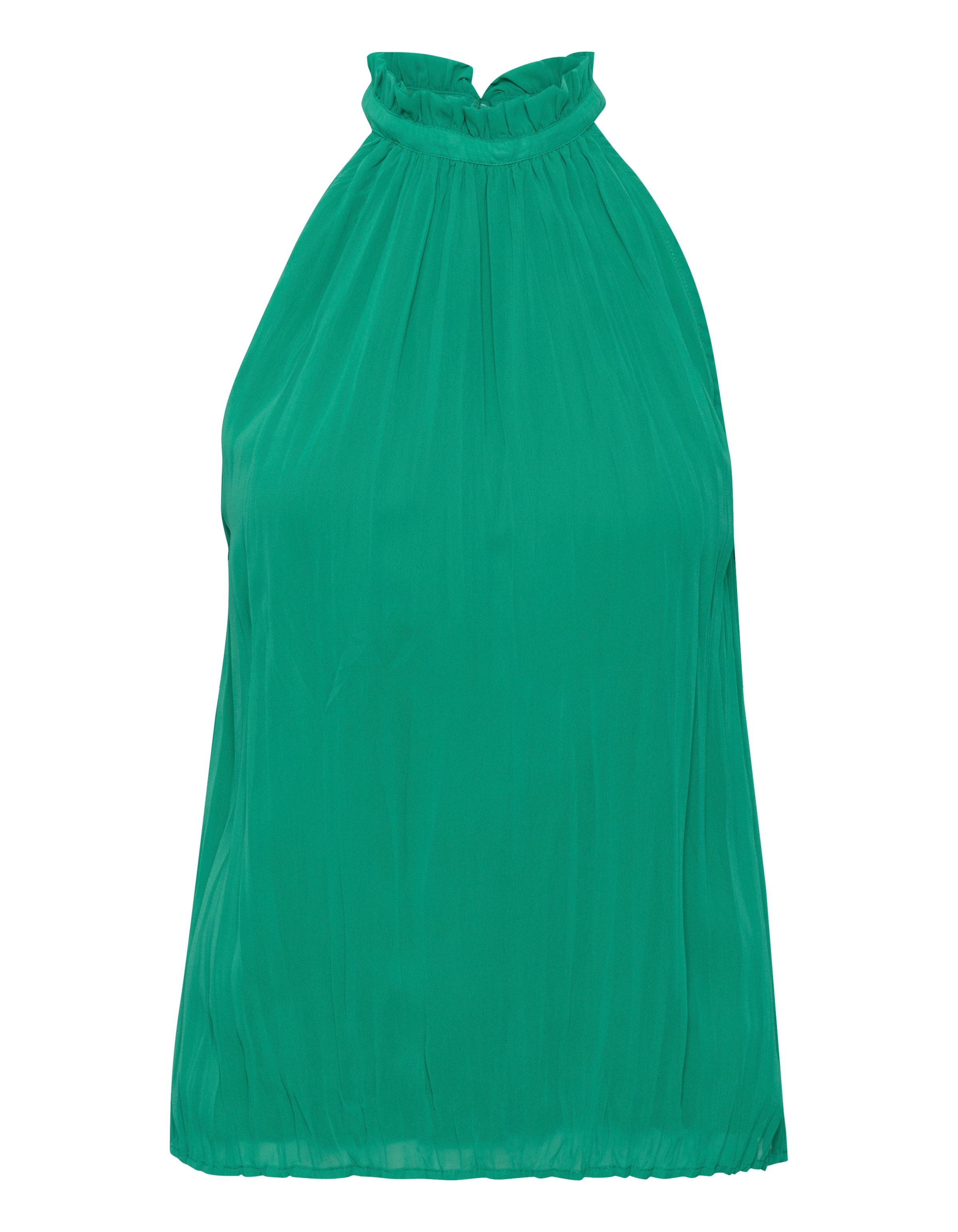 Cream Blouse 'Hanna' in Green: front