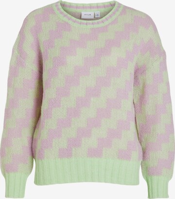 VILA Sweater 'Emilia' in Green: front