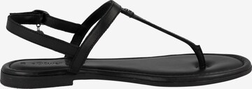 s.Oliver T-Bar Sandals ' 5-28125-20 ' in Black