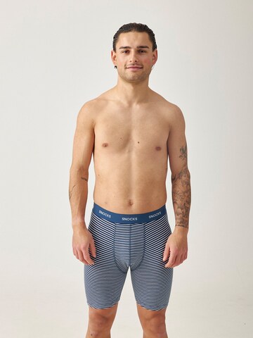 Boxers SNOCKS en bleu : devant
