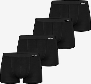 Nur Die Boxershorts ' Boxer Bambus ' in Zwart: voorkant