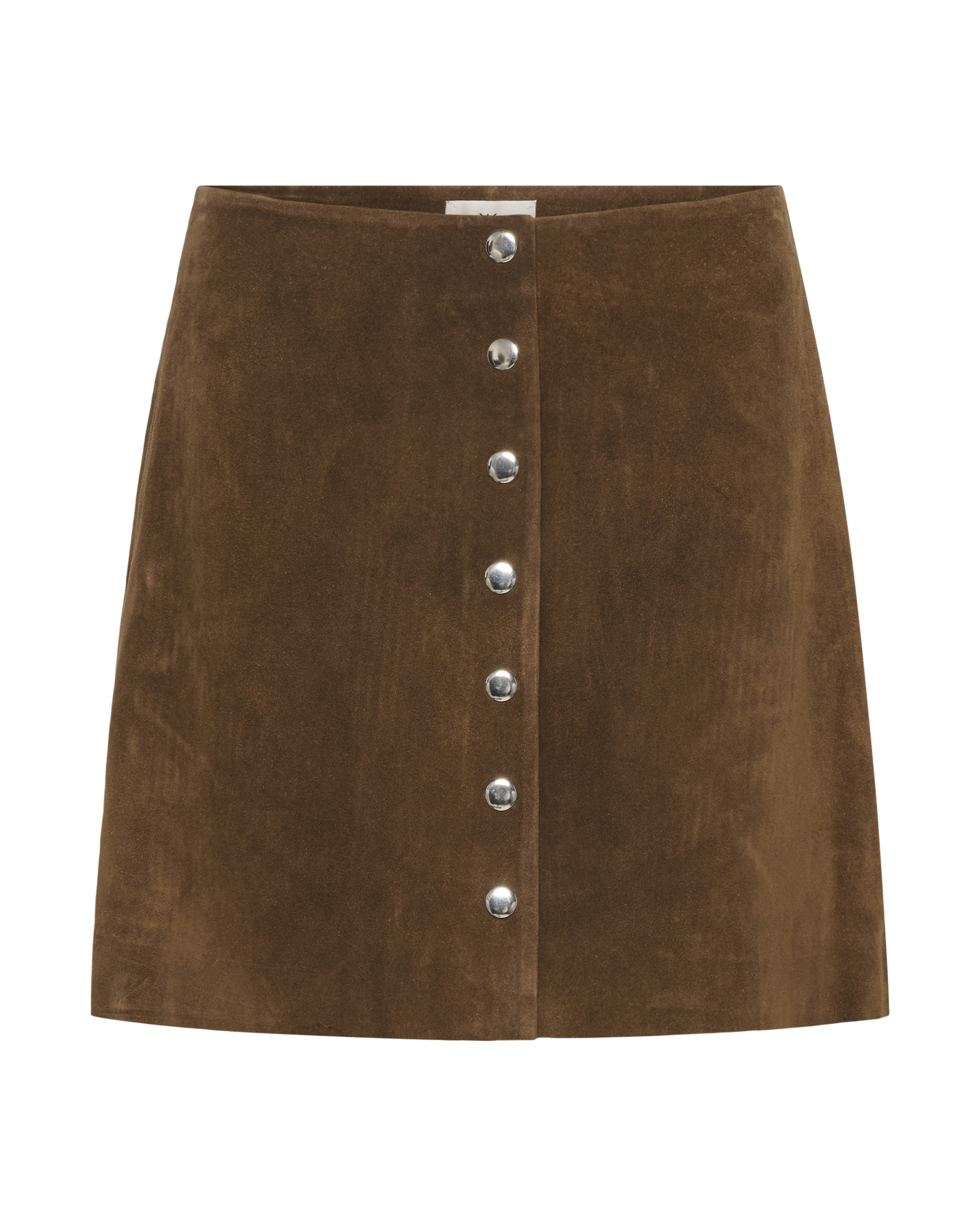 KAREN BY SIMONSEN Rok 'Ebba' in Bruin: voorkant