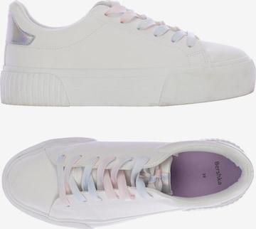 Bershka Sneaker 38 in Weiß: predná strana