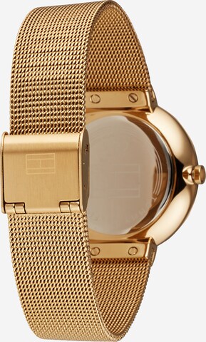 TOMMY HILFIGER Zegarek analogowy w kolorze złoty