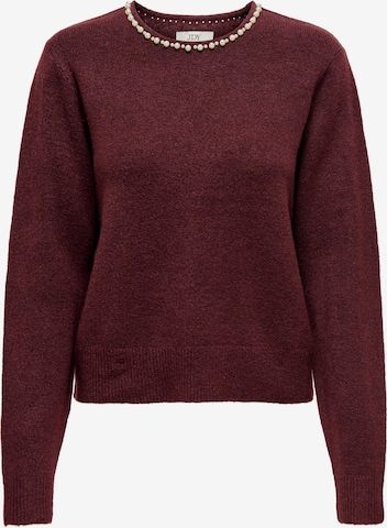 Pull-over 'CATHRINE' JDY en rouge : devant