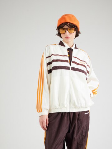 ADIDAS ORIGINALS - Chaqueta de entretiempo en blanco: frente