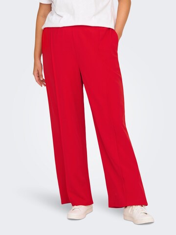 ONLY Carmakoma Wide leg Pants 'CARSANIA LAURA' in Red: front