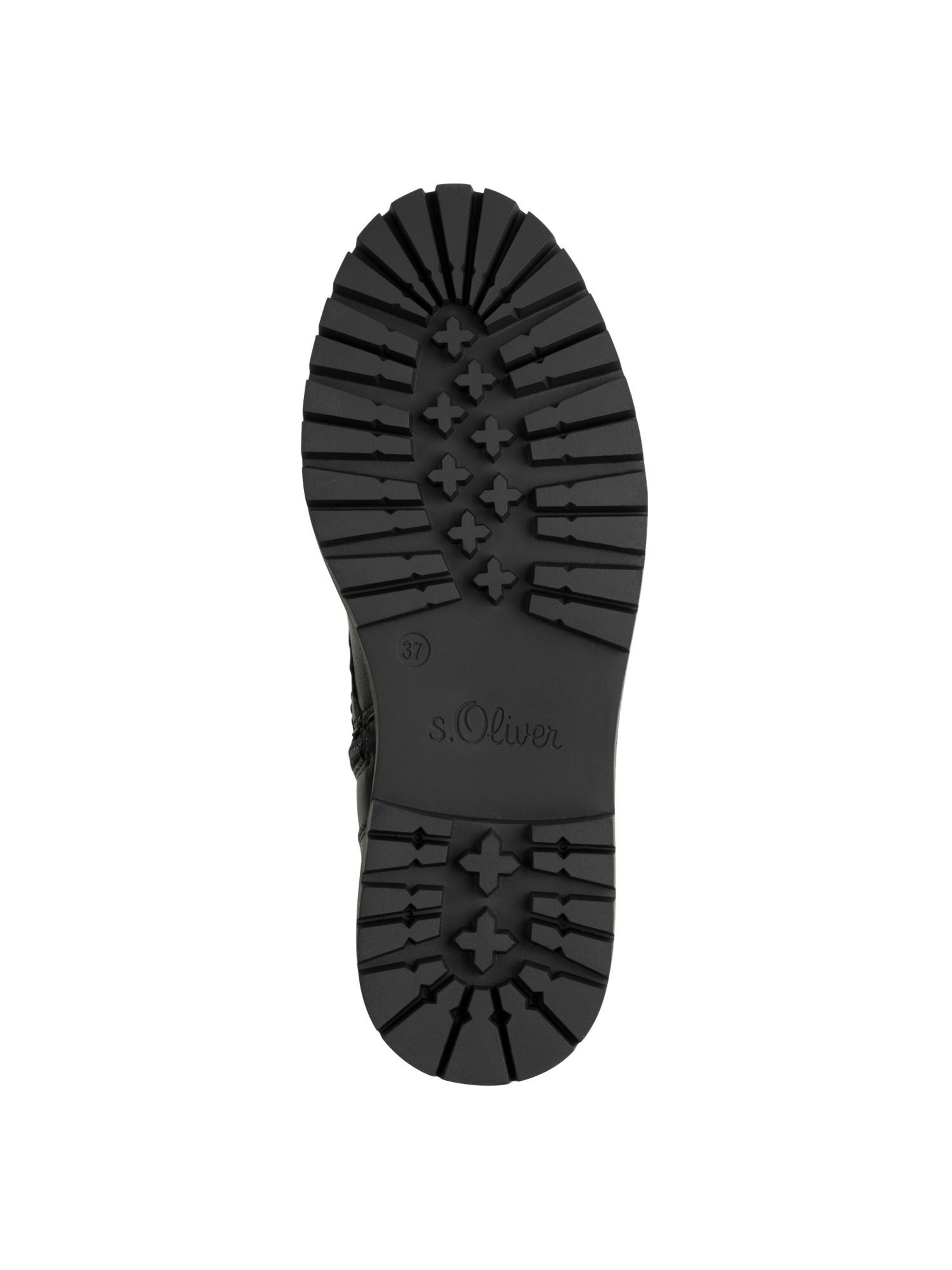 s.Oliver Lace-Up Ankle Boots in Black