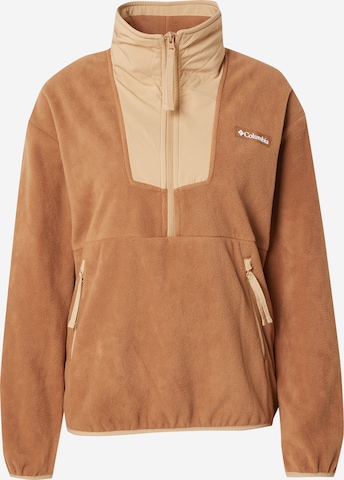 Pull-over de sport 'Sequoia Grove' COLUMBIA en marron : devant