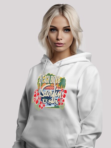 Sweat-shirt 'The Beach Boys Musik Band Tropical' F4NT4STIC en blanc