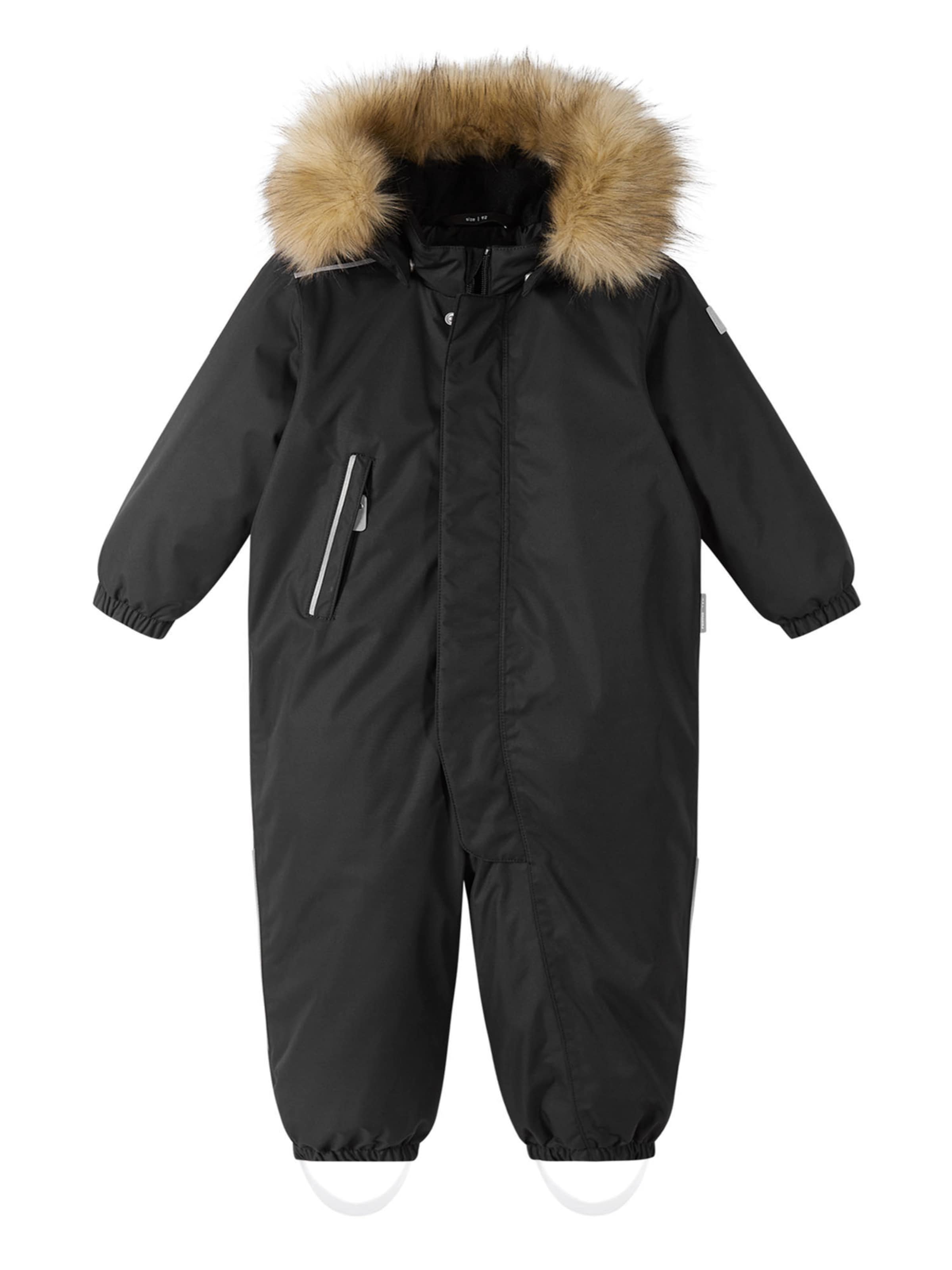 Reima Functioneel pak 'Gotland' in Zwart: voorkant