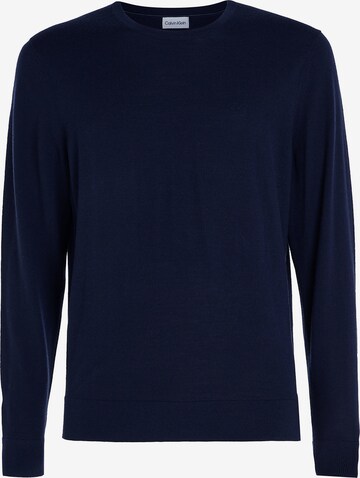 Pull-over Calvin Klein en bleu : devant