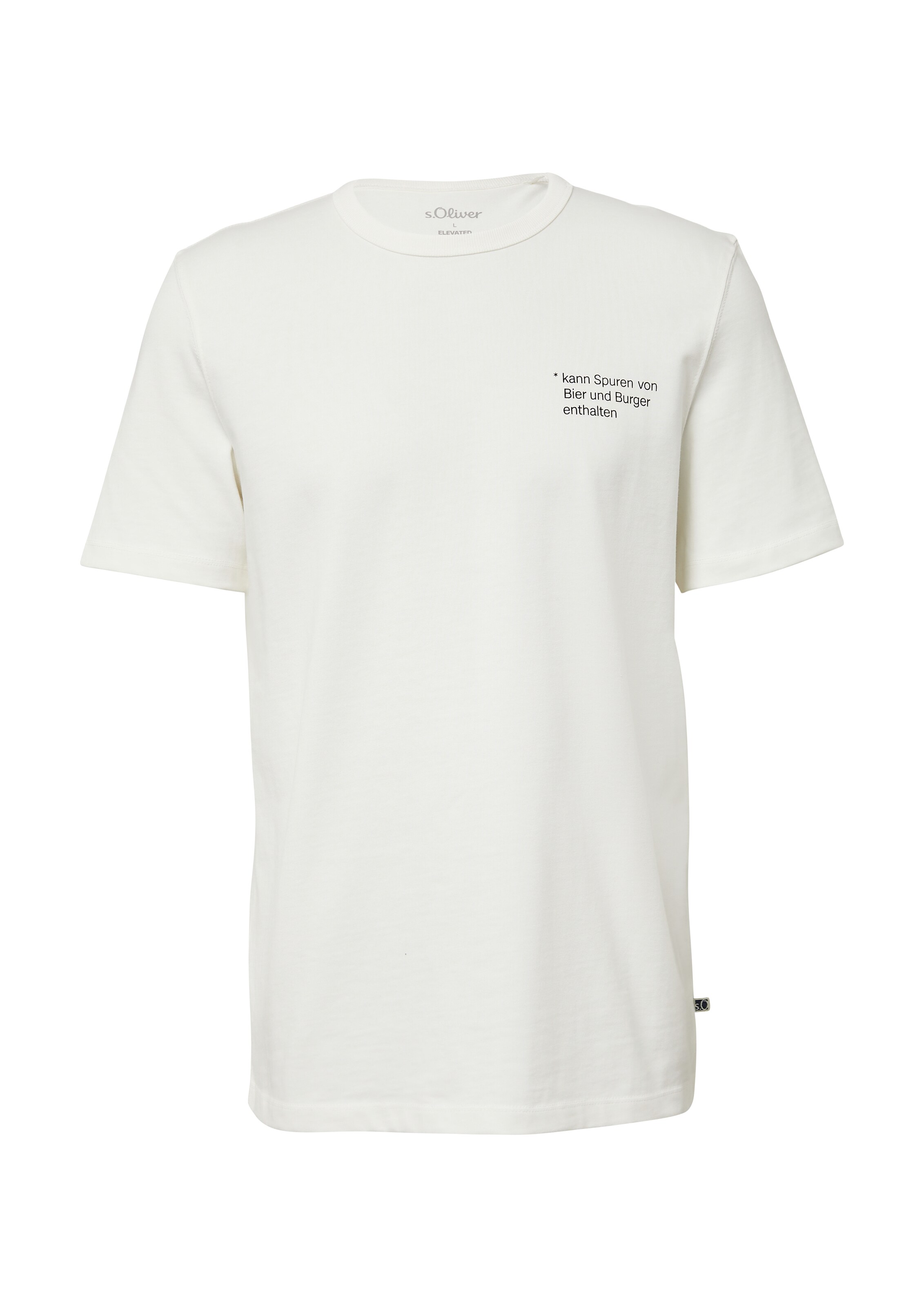 T-Shirt s.Oliver en blanc : devant