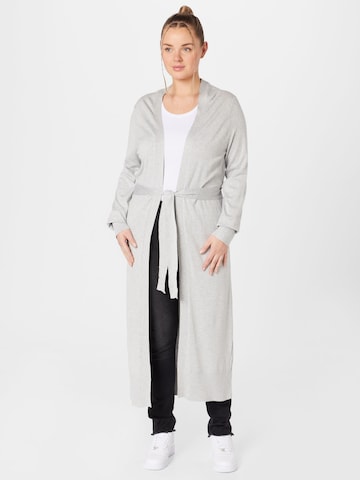 Manteau en tricot Dorothy Perkins Curve en gris : devant