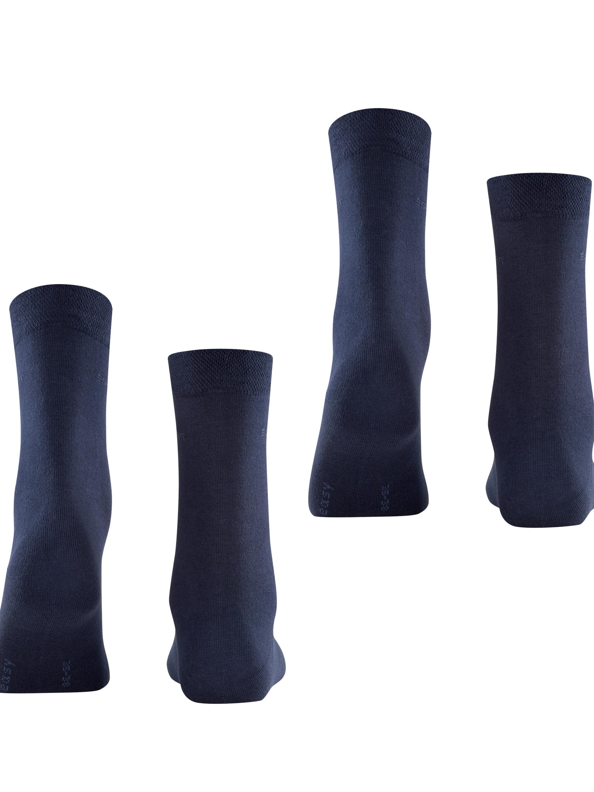 ESPRIT Socken 'Basic Easy 2-Pack'‌‌‌ in Blau