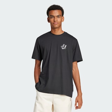 ADIDAS ORIGINALS Shirt 'Q1 MBN' in Zwart: voorkant