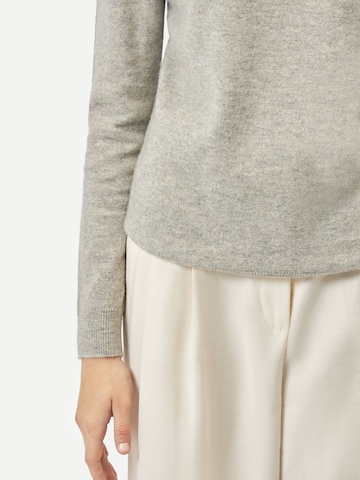 GOBI Cashmere - Jersey 'Women's Essential Cashmere Mock Neck Sweater' en gris