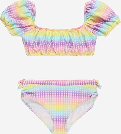 River Island BIKINI 'GINGHAM' in türkis / gelb / helllila / pink / weiß, Produktansicht