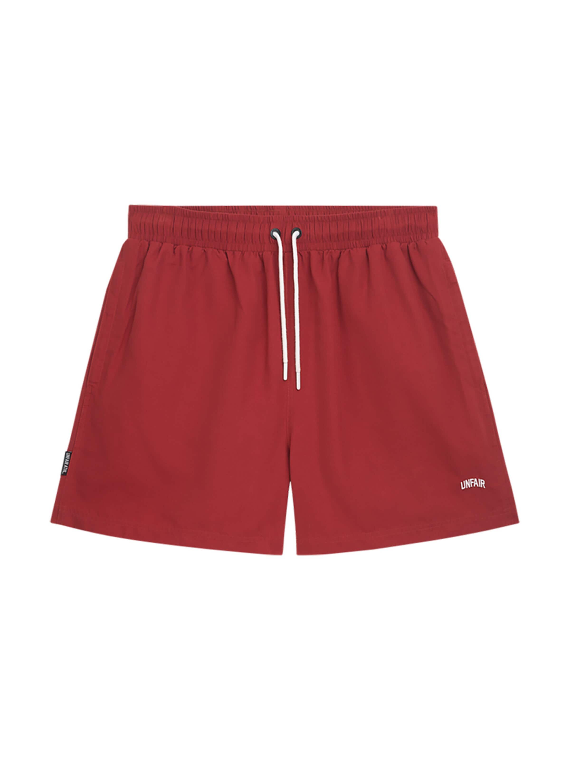 Shorts de bain Unfair Athletics en rouge : devant