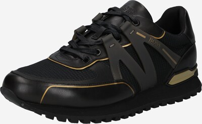 BOSS Casual Baskets basses en or / noir, Vue avec produit