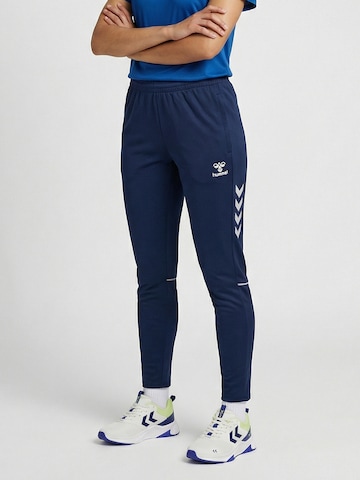 Regular Pantalon de sport Hummel en bleu : devant