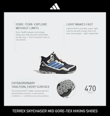 ADIDAS TERREX Boots 'Skychaser' in Grau
