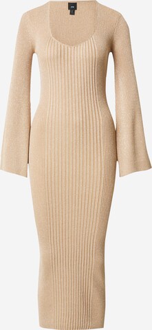 River Island Knitted dress 'CAITLIN' in Gold: front