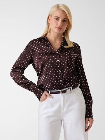 GUESS Bluse in Braun: Vorderseite