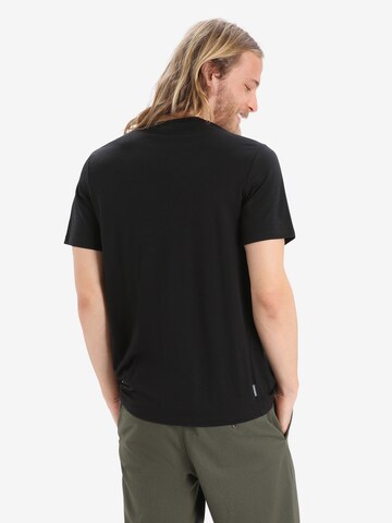 ICEBREAKER - Camiseta funcional 'Tech Lite II Remarkable Range' en negro