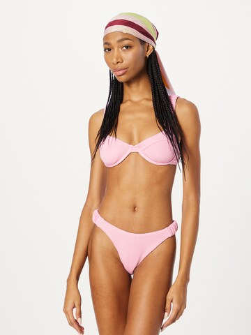 rožinė River Island Bikinio kelnaitės