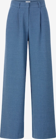 mėlyna Rich & Royal Laisvas Klostuotos kelnės: priekis