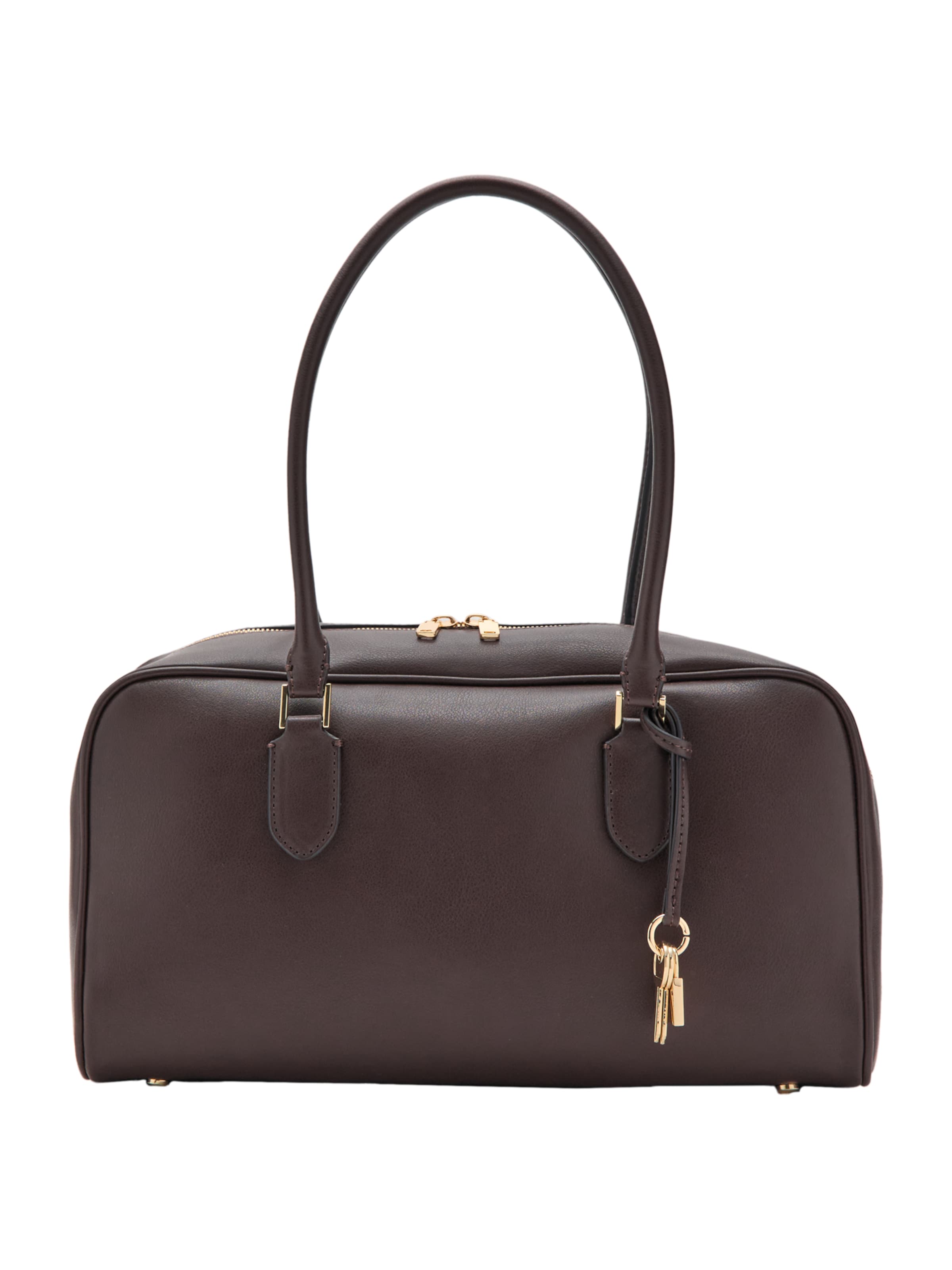 MANGO Axelremsväska 'Cadiz' i brun: framsida