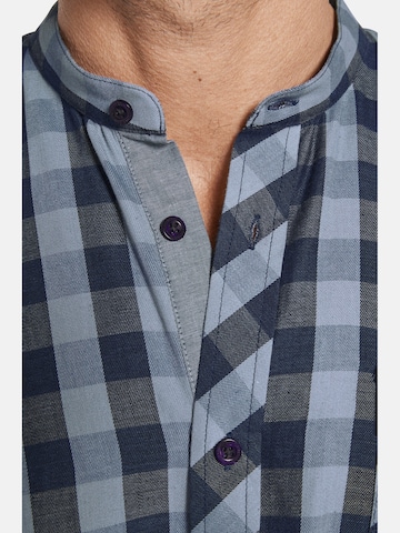 Jan Vanderstorm Comfort fit Button Up Shirt ' Friis ' in Blue