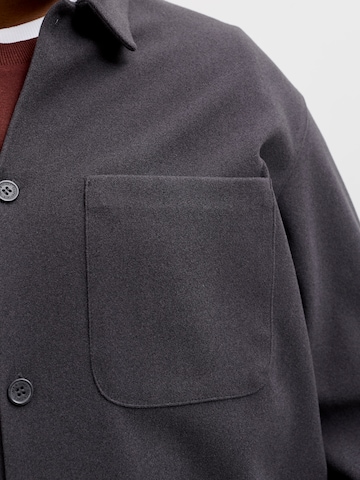 Jack & Jones Plus Comfort Fit Košeľa 'JJEREGENT' - Sivá