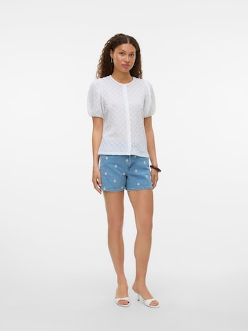 Camicia da donna 'VMFlower' di VERO MODA in bianco