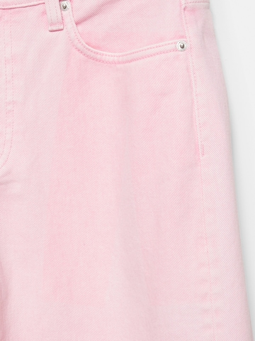 Pull&Bear Barrel Jeans in Pink