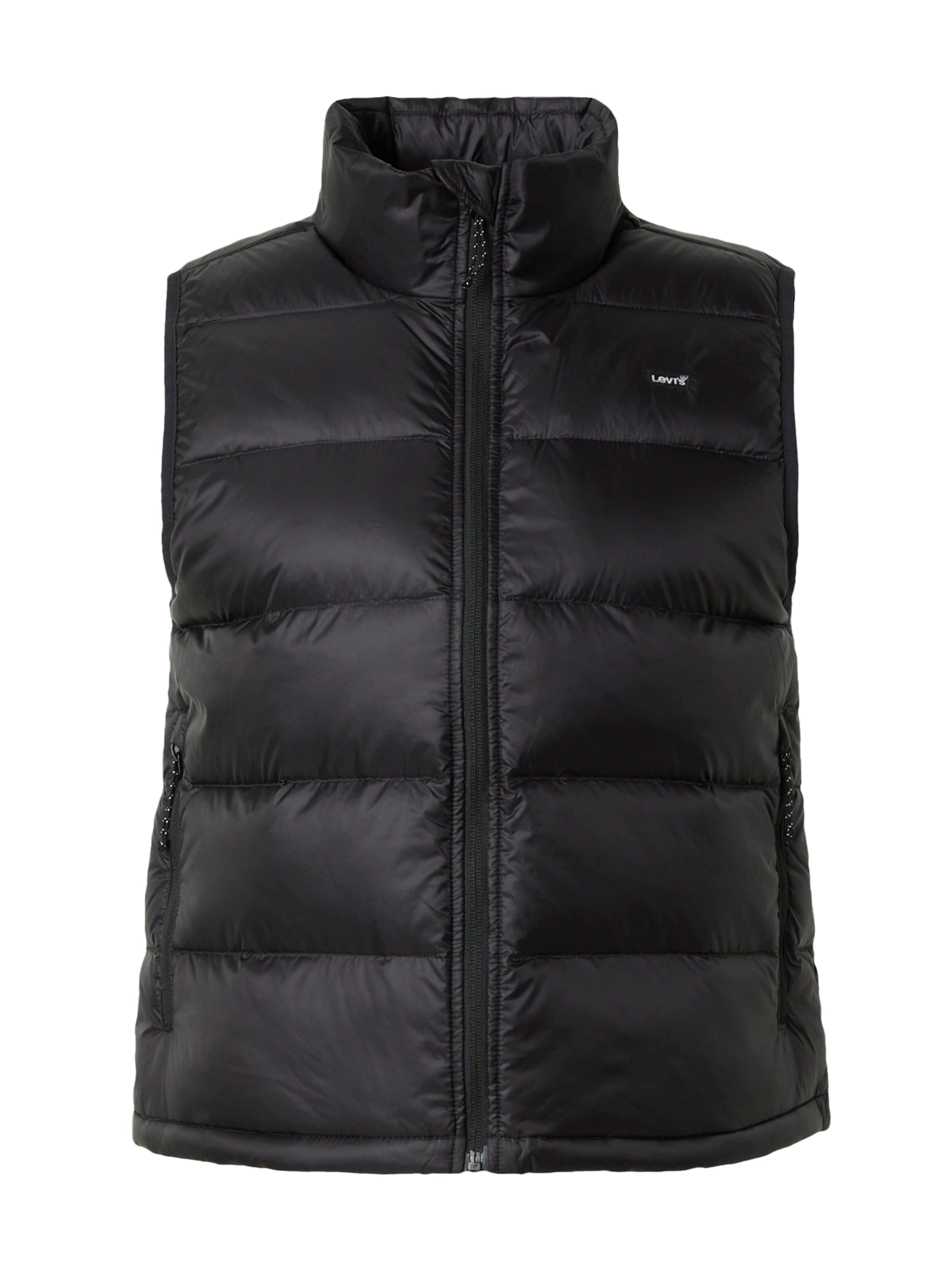 LEVI'S ®Prsluk 'Polly Packable Vest' - crna boja: prednji dio